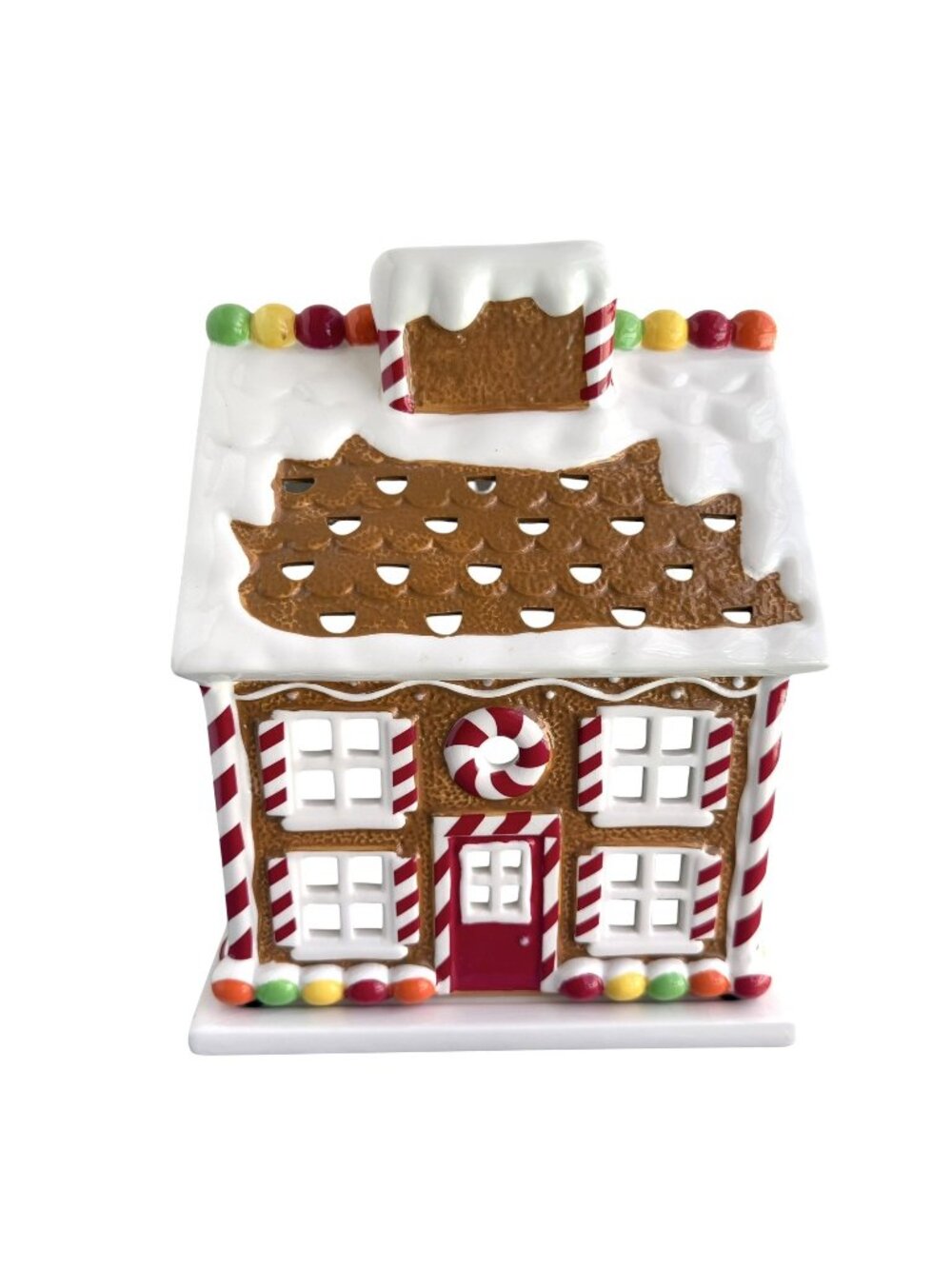 Slatkin & Co Gingerbread House Candle Holder Luminary Bath & Body Works 2009